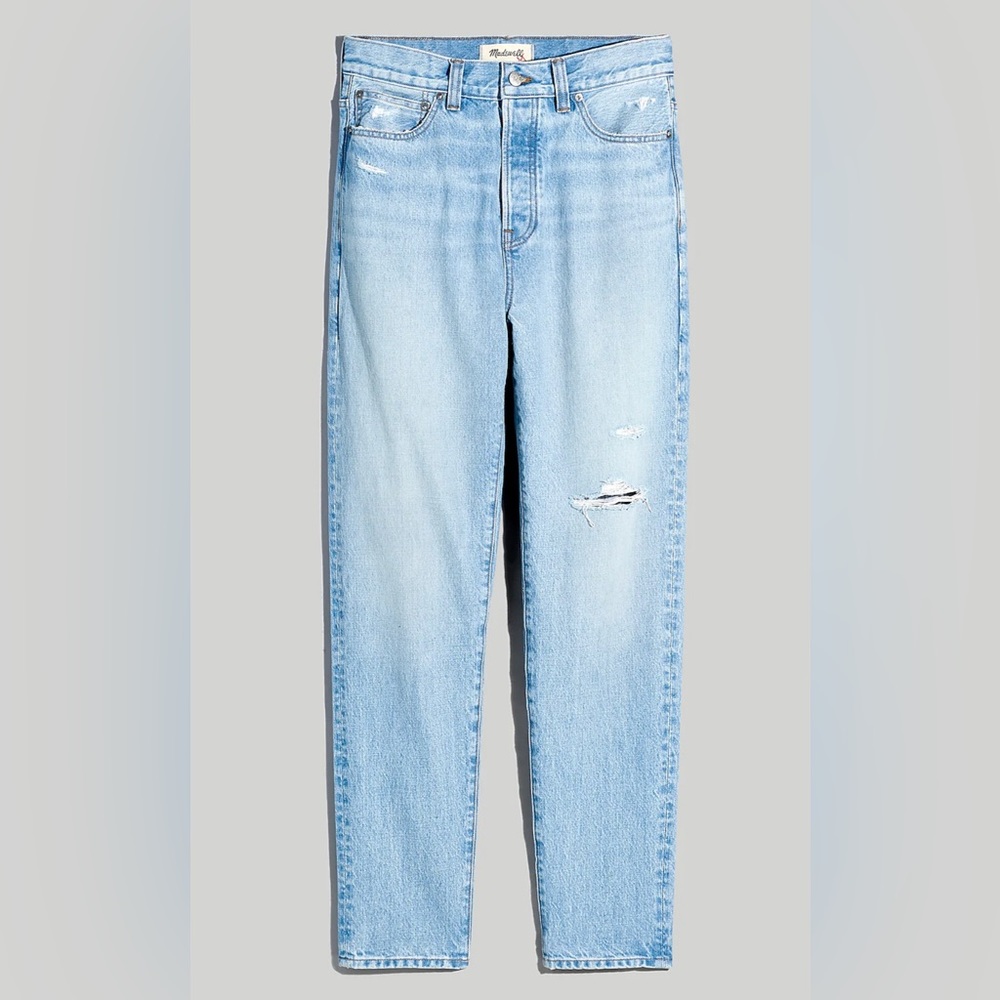 NWT Madewell Relaxed Tapered Jeans in Nelacrest Wash